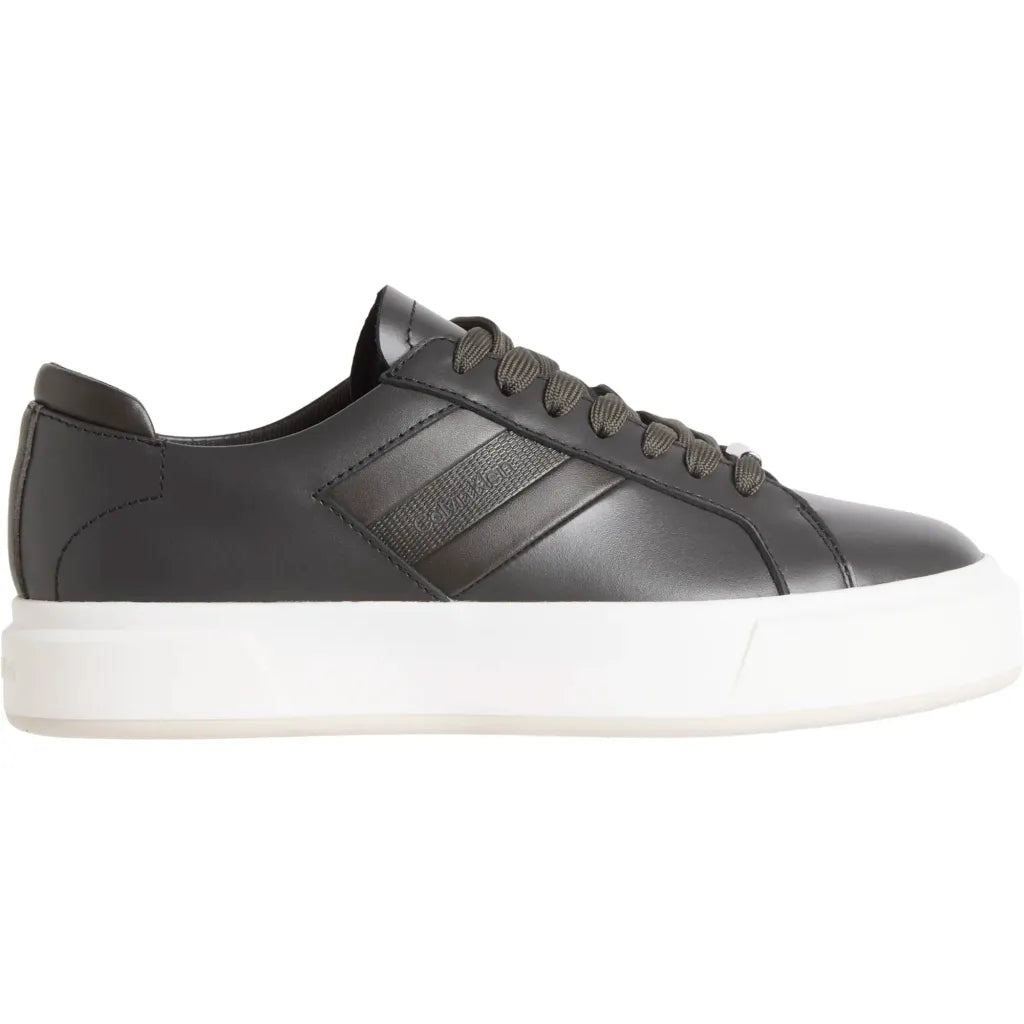 Calvin Klein Basket Cups Lace Up Logo Tape Sneakers Women