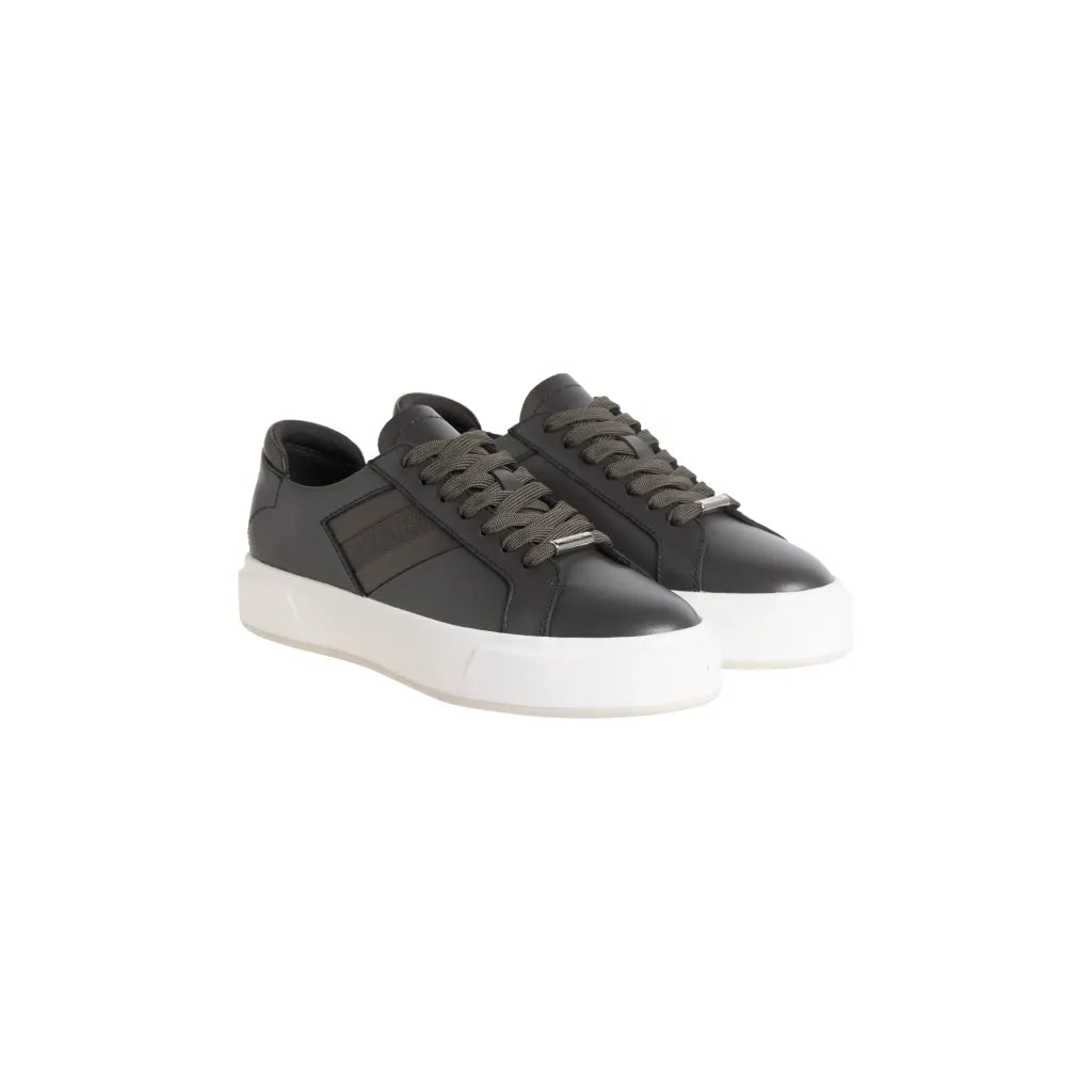 Calvin Klein Basket Cups Lace Up Logo Tape Sneakers Women