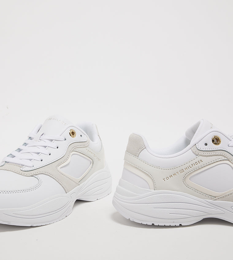 Tommy Hilfiger  Follow Logo Detail Lace-Up Sneakers