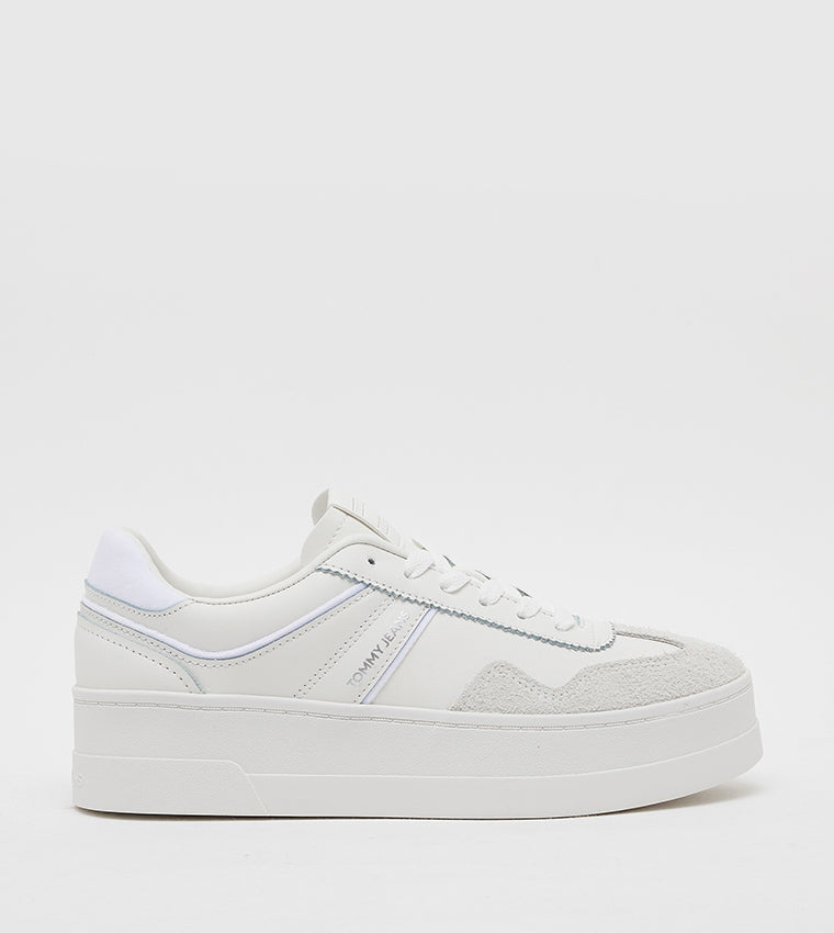 Tommy Hilfiger Logo Printed Lace-Up Sneakers