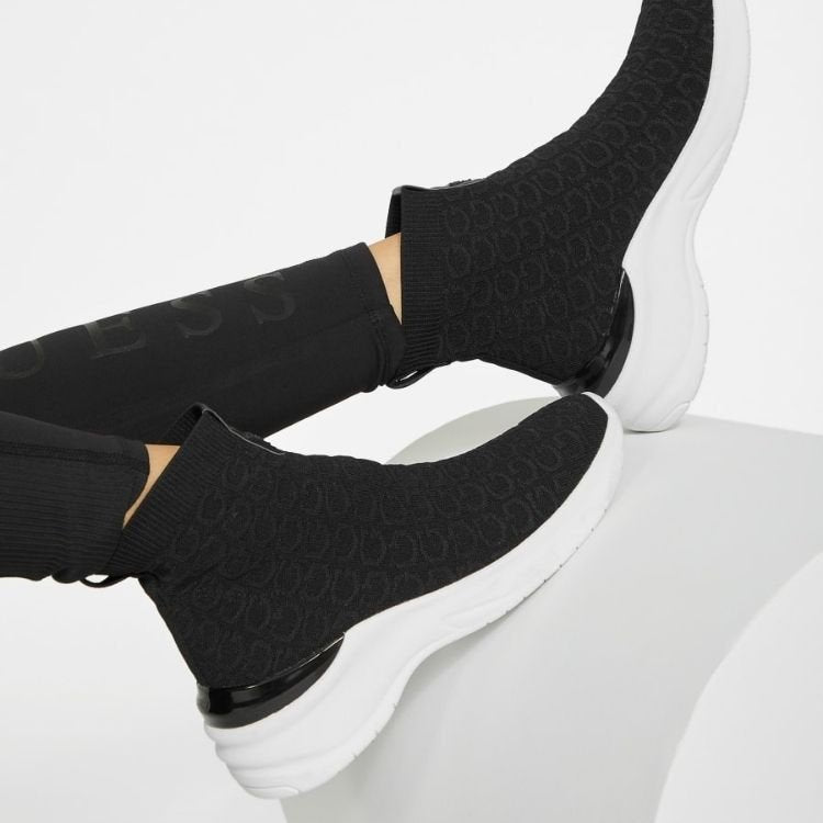 GUESS Women's Reason Logo High-Top Urban Sneakers