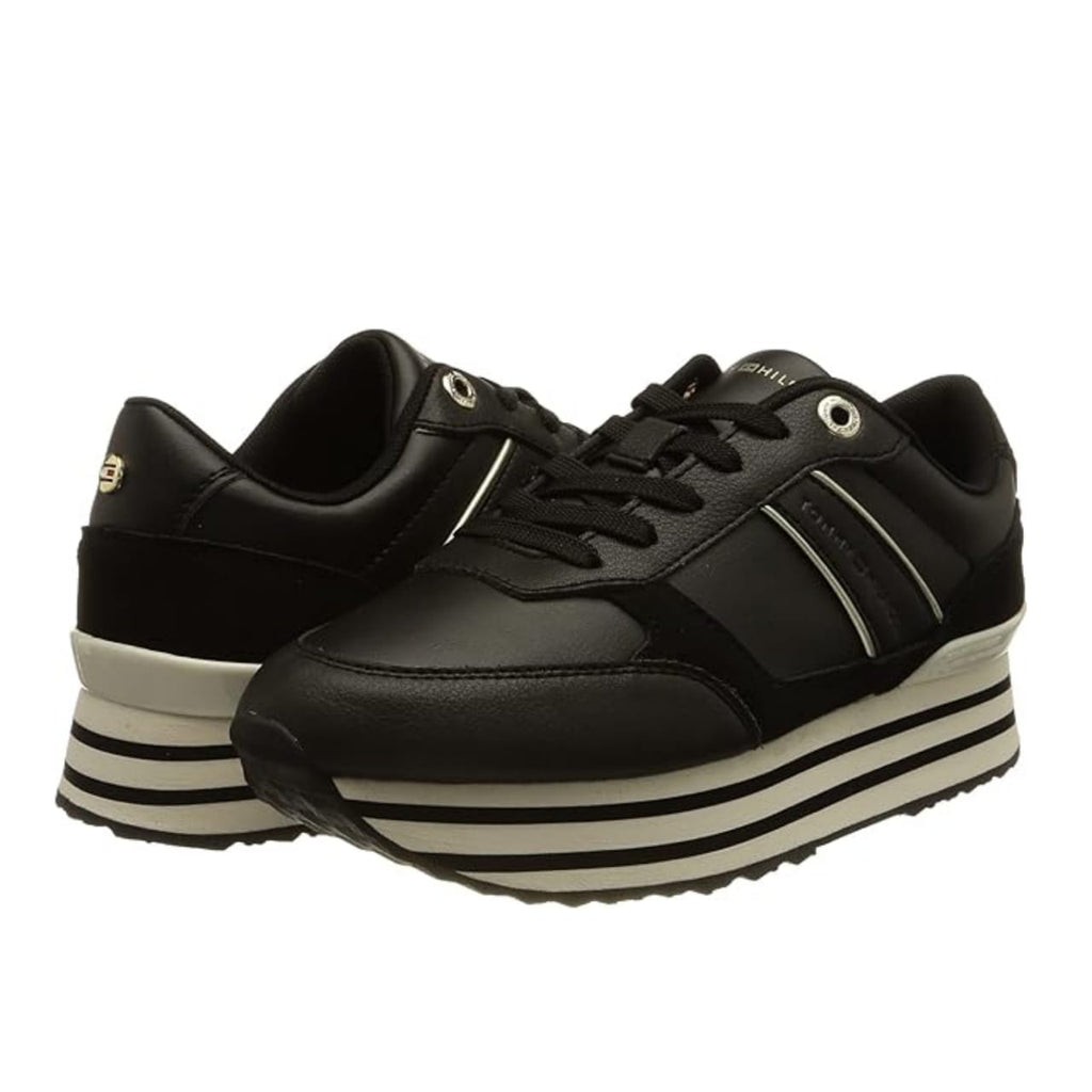 Tommy Hilfiger Platform Stripes Trainer Ladies Sneaker