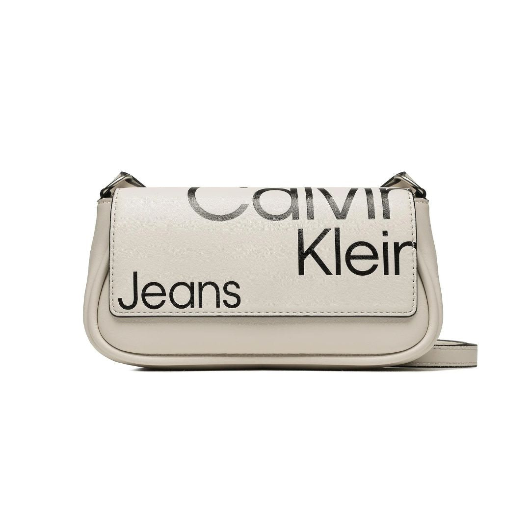 Calvin Klein Jeans Handbag Sleek Flap Conv Sb20 Aop K60K610062 (22x12x7.5)cm