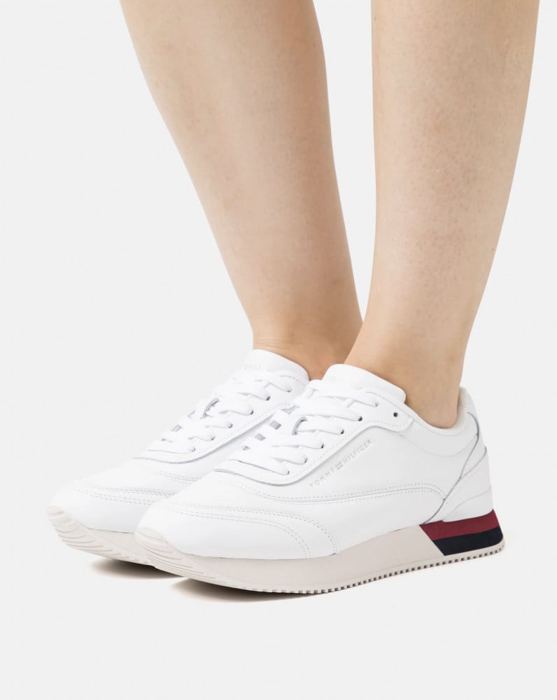 Tommy Hilfiger Women's Lux Leather Sneaker Runner