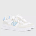 TOMMY HILFIGER  Tommy Hilfiger Leather Lace-Up Trainers in Vessel Blue